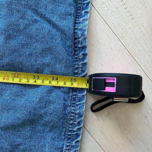 Denim Sleeveless Dress with Embroidered Details - Picture 7 of 7